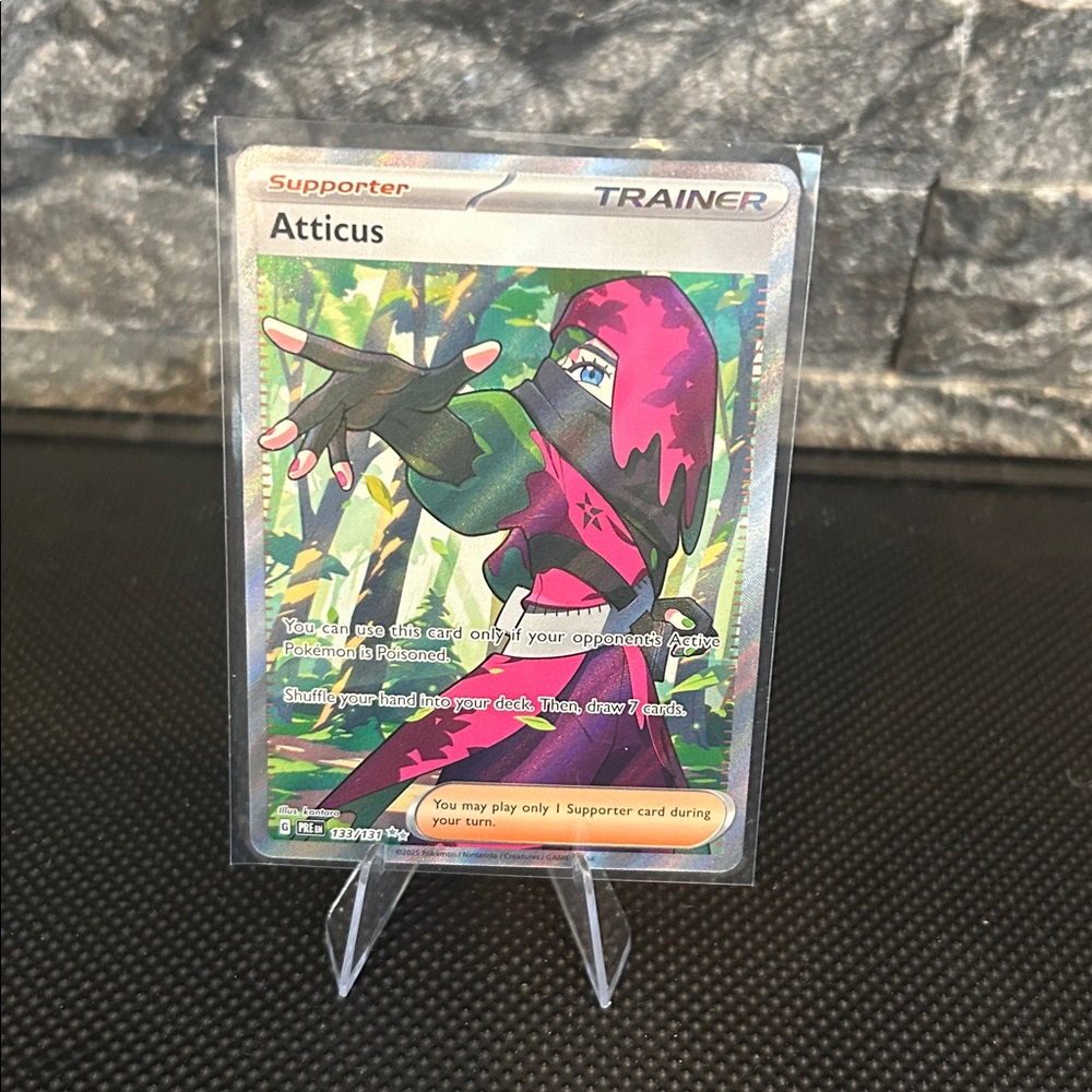 Pokemon Atticus 133/131 Full Art Trainer from Prismatic‎ Evolutions M/NM
